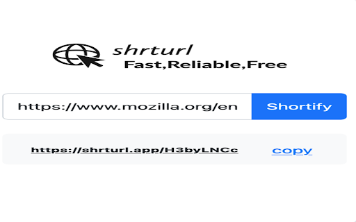 shrturl app from Chrome web store to be run with OffiDocs Chromium online shrturl app from Chrome web store to be run with OffiDocs Chromium online