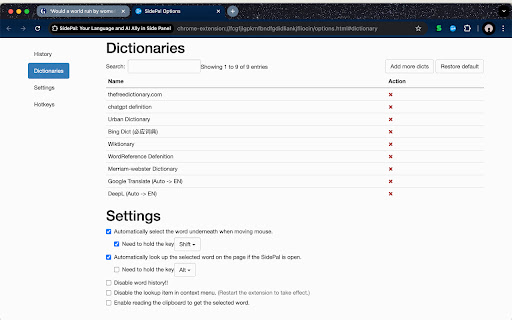 SidePal: Your Language and AI Ally in Side Panel from Chrome web store to be run with OffiDocs Chromium online SidePal: Your Language and AI Ally in Side Panel from Chrome web store to be run with OffiDocs Chromium online