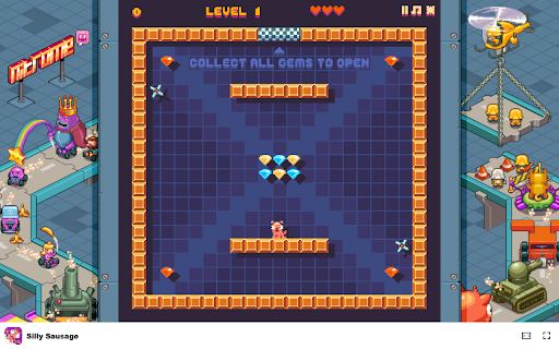 Silly Sausage Stretch your way through challenging levels! from Chrome web store to be run with OffiDocs Chromium online Silly Sausage Stretch your way through challenging levels! from Chrome web store to be run with OffiDocs Chromium online