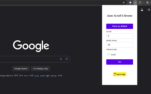 Simple Autoscroll from Chrome web store to be run with OffiDocs Chromium online Simple Autoscroll from Chrome web store to be run with OffiDocs Chromium online