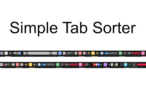 Simple Tab Sorter from Chrome web store to be run with OffiDocs Chromium online Simple Tab Sorter from Chrome web store to be run with OffiDocs Chromium online