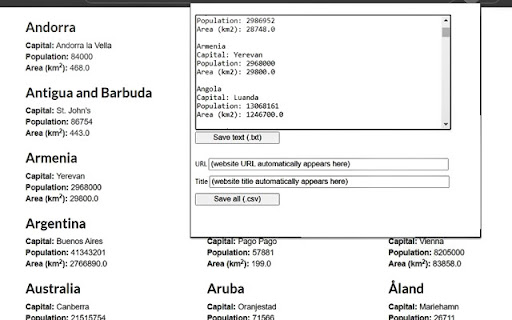Simple Text Scraper from Chrome web store to be run with OffiDocs Chromium online Simple Text Scraper from Chrome web store to be run with OffiDocs Chromium online