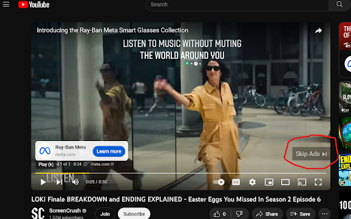 Simple YouTube Ad Skipper from Chrome web store to be run with OffiDocs Chromium online Simple YouTube Ad Skipper from Chrome web store to be run with OffiDocs Chromium online