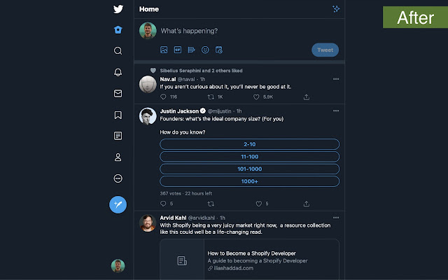 Simplified Twitter from Chrome web store to be run with OffiDocs Chromium online Simplified Twitter from Chrome web store to be run with OffiDocs Chromium online