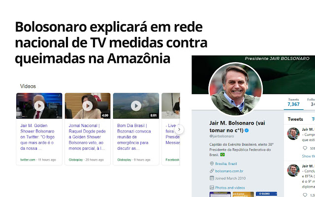 Sinônimos para Bolsonaro from Chrome web store to be run with OffiDocs Chromium online Sinônimos para Bolsonaro from Chrome web store to be run with OffiDocs Chromium online