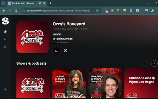 SiriusXM Tab Title Updater from Chrome web store to be run with OffiDocs Chromium online SiriusXM Tab Title Updater from Chrome web store to be run with OffiDocs Chromium online