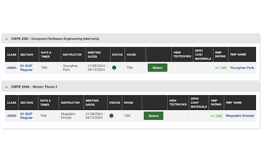 SJSU RateMyProfessors from Chrome web store to be run with OffiDocs Chromium online SJSU RateMyProfessors from Chrome web store to be run with OffiDocs Chromium online