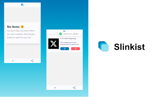 Slinkist from Chrome web store to be run with OffiDocs Chromium online Slinkist from Chrome web store to be run with OffiDocs Chromium online