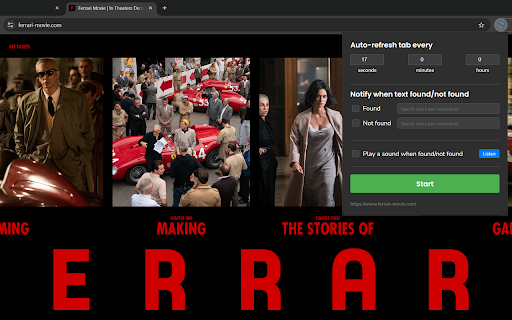 Smart Auto Refresh Notify from Chrome web store to be run with OffiDocs Chromium online Smart Auto Refresh Notify from Chrome web store to be run with OffiDocs Chromium online