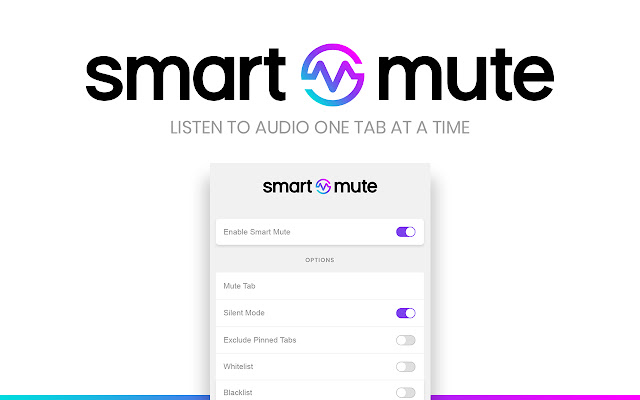 Smart Mute from Chrome web store to be run with OffiDocs Chromium online Smart Mute from Chrome web store to be run with OffiDocs Chromium online