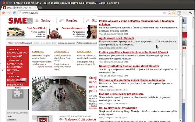 SME.sk Headlines from Chrome web store to be run with OffiDocs Chromium online SME.sk Headlines from Chrome web store to be run with OffiDocs Chromium online