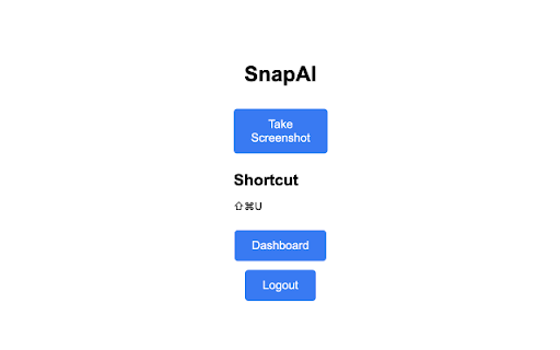 SnapAI Get instant answers from your screen from Chrome web store to be run with OffiDocs Chromium online SnapAI Get instant answers from your screen from Chrome web store to be run with OffiDocs Chromium online