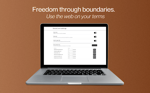 Social Limit from Chrome web store to be run with OffiDocs Chromium online Social Limit from Chrome web store to be run with OffiDocs Chromium online