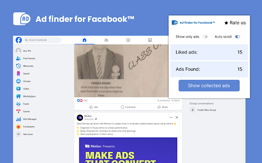Social media Ad finder from Chrome web store to be run with OffiDocs Chromium online Social media Ad finder from Chrome web store to be run with OffiDocs Chromium online