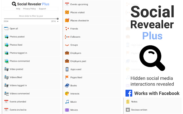 Social Revealer Plus from Chrome web store to be run with OffiDocs Chromium online Social Revealer Plus from Chrome web store to be run with OffiDocs Chromium online