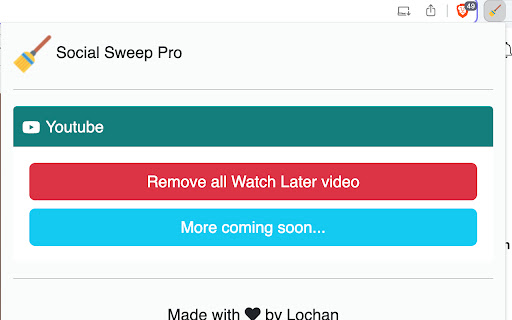 Social Sweep Pro from Chrome web store to be run with OffiDocs Chromium online Social Sweep Pro from Chrome web store to be run with OffiDocs Chromium online