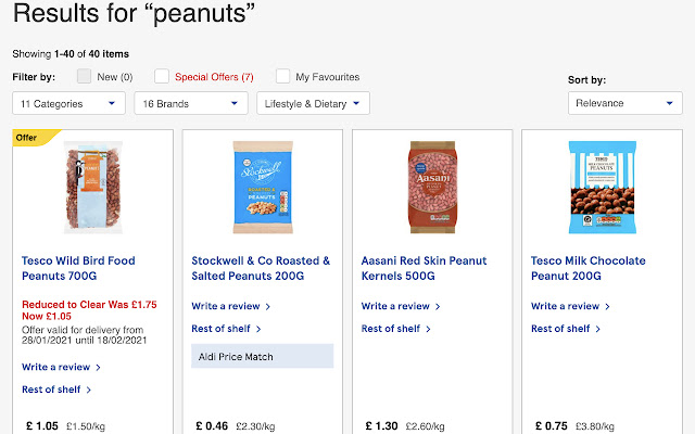 Sort Tesco products by price/weight from Chrome web store to be run with OffiDocs Chromium online Sort Tesco products by price/weight from Chrome web store to be run with OffiDocs Chromium online