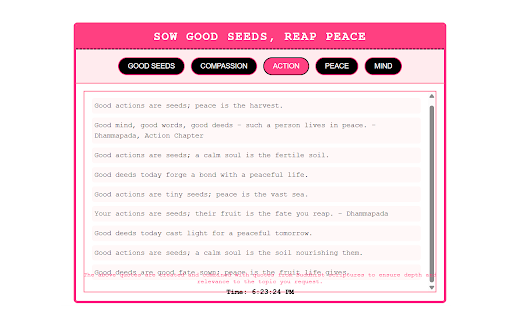 Sow Good Seeds, Reap Peace from Chrome web store to be run with OffiDocs Chromium online Sow Good Seeds, Reap Peace from Chrome web store to be run with OffiDocs Chromium online