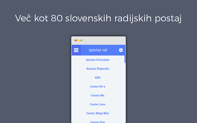 Spletni val from Chrome web store to be run with OffiDocs Chromium online Spletni val from Chrome web store to be run with OffiDocs Chromium online