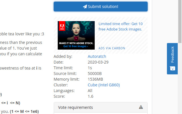 SPOJ Problems Score from Chrome web store to be run with OffiDocs Chromium online SPOJ Problems Score from Chrome web store to be run with OffiDocs Chromium online