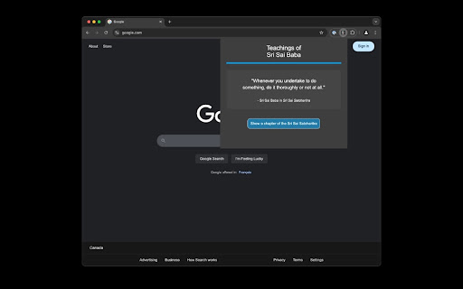 Sri Sai Teachings from Chrome web store to be run with OffiDocs Chromium online Sri Sai Teachings from Chrome web store to be run with OffiDocs Chromium online