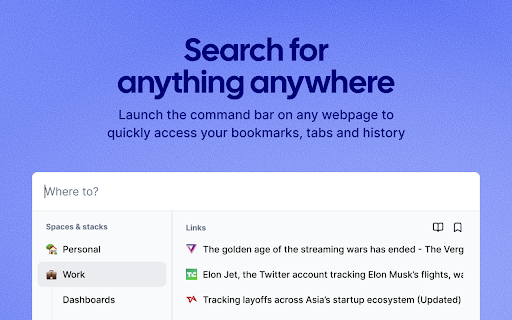 Stackable Bookmark and Tab Manager from Chrome web store to be run with OffiDocs Chromium online Stackable Bookmark and Tab Manager from Chrome web store to be run with OffiDocs Chromium online