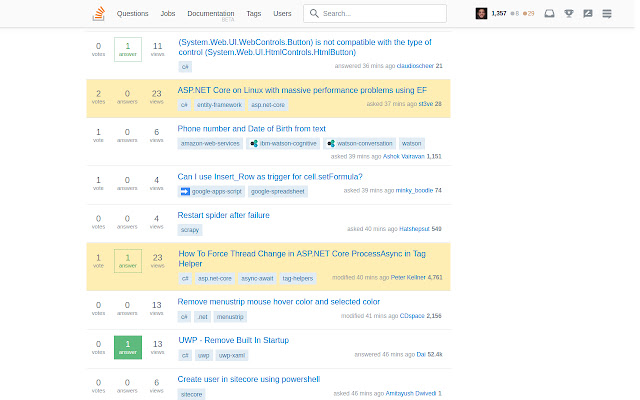 Stackoverflow tagged interesting from Chrome web store to be run with OffiDocs Chromium online Stackoverflow tagged interesting from Chrome web store to be run with OffiDocs Chromium online