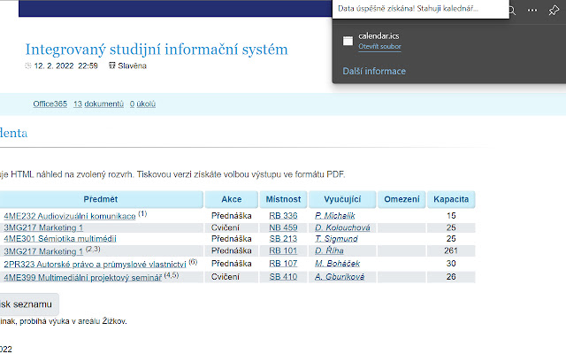 Stažení INSIS rozvrhu do Kalendáře from Chrome web store to be run with OffiDocs Chromium online Stažení INSIS rozvrhu do Kalendáře from Chrome web store to be run with OffiDocs Chromium online