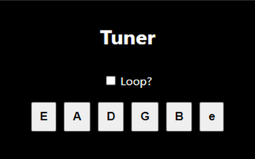 Standard Guitar Tuner from Chrome web store to be run with OffiDocs Chromium online Standard Guitar Tuner from Chrome web store to be run with OffiDocs Chromium online