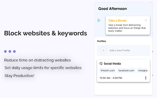 Stay Focused: Block websites stay productive! from Chrome web store to be run with OffiDocs Chromium online Stay Focused: Block websites stay productive! from Chrome web store to be run with OffiDocs Chromium online