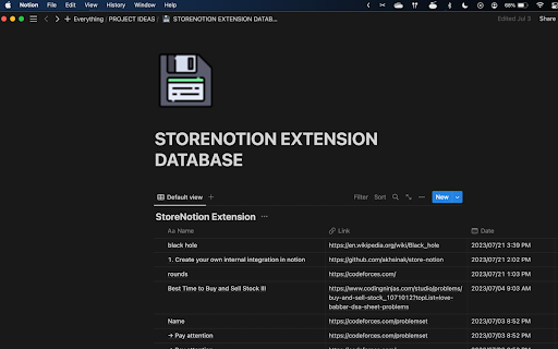 StoreNotion from Chrome web store to be run with OffiDocs Chromium online StoreNotion from Chrome web store to be run with OffiDocs Chromium online