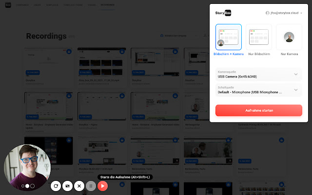 StoryBox screen recorder from Chrome web store to be run with OffiDocs Chromium online StoryBox screen recorder from Chrome web store to be run with OffiDocs Chromium online
