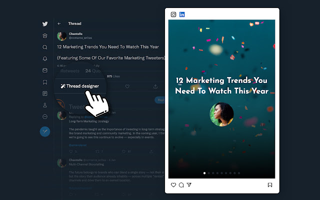 StoryChief Twitter Thread Designer from Chrome web store to be run with OffiDocs Chromium online StoryChief Twitter Thread Designer from Chrome web store to be run with OffiDocs Chromium online