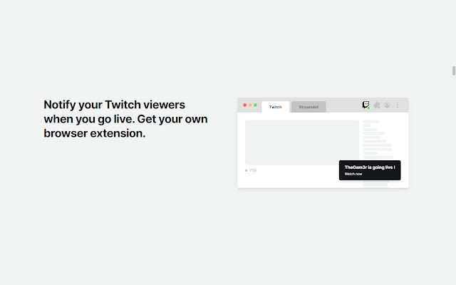 streamdotco (by Streamdot) from Chrome web store to be run with OffiDocs Chromium online streamdotco (by Streamdot) from Chrome web store to be run with OffiDocs Chromium online