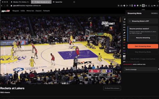 Streaming Mode (Tab Lock) from Chrome web store to be run with OffiDocs Chromium online Streaming Mode (Tab Lock) from Chrome web store to be run with OffiDocs Chromium online