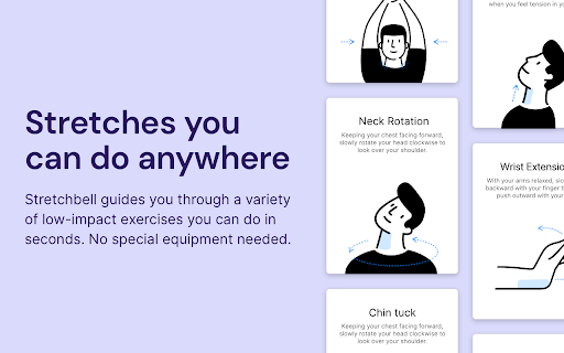 StretchBell from Chrome web store to be run with OffiDocs Chromium online StretchBell from Chrome web store to be run with OffiDocs Chromium online