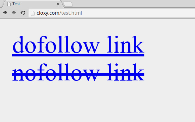 Strike Out Nofollow Links from Chrome web store to be run with OffiDocs Chromium online Strike Out Nofollow Links from Chrome web store to be run with OffiDocs Chromium online