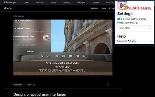 SubtitleEasy from Chrome web store to be run with OffiDocs Chromium online SubtitleEasy from Chrome web store to be run with OffiDocs Chromium online