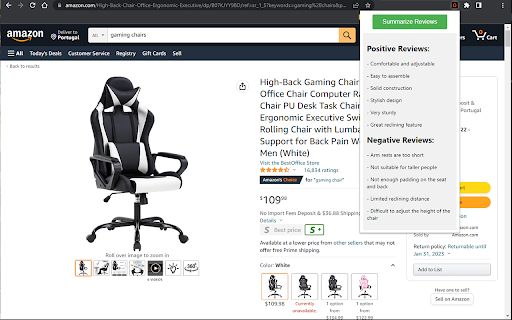 Summarize Product Reviews in one Click! from Chrome web store to be run with OffiDocs Chromium online Summarize Product Reviews in one Click! from Chrome web store to be run with OffiDocs Chromium online