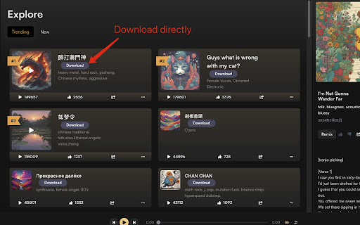 Suno AI Downloader from Chrome web store to be run with OffiDocs Chromium online Suno AI Downloader from Chrome web store to be run with OffiDocs Chromium online