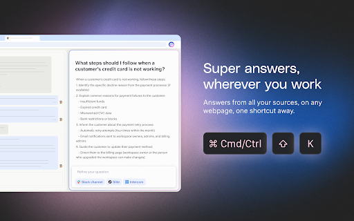 Super by Slite from Chrome web store to be run with OffiDocs Chromium online Super by Slite from Chrome web store to be run with OffiDocs Chromium online