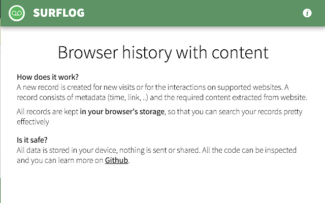 SurfLog from Chrome web store to be run with OffiDocs Chromium online SurfLog from Chrome web store to be run with OffiDocs Chromium online