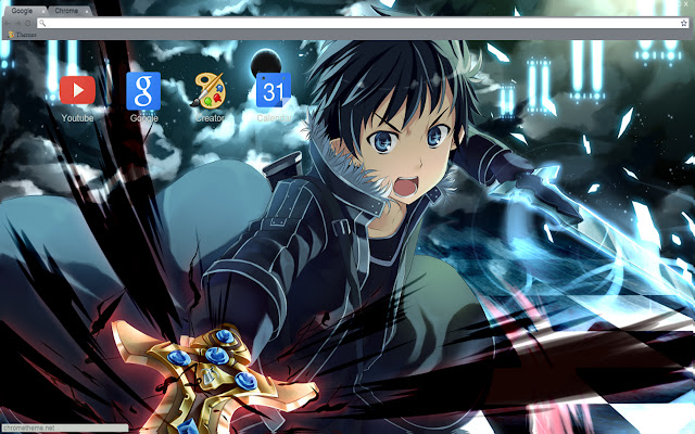 Sword art Online Kirito theme1366x768 from Chrome web store to be run with OffiDocs Chromium online Sword art Online Kirito theme1366x768 from Chrome web store to be run with OffiDocs Chromium online
