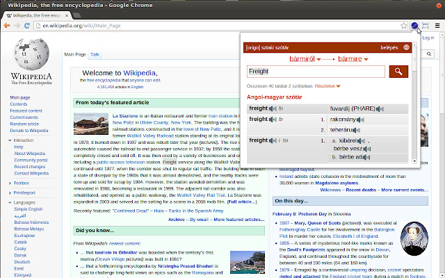 SZTAKI Dictionary Extension from Chrome web store to be run with OffiDocs Chromium online SZTAKI Dictionary Extension from Chrome web store to be run with OffiDocs Chromium online