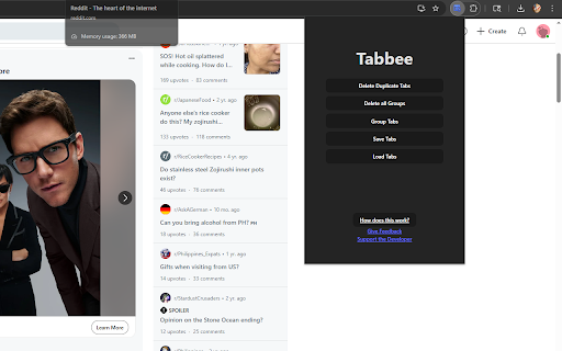 Tabbee from Chrome web store to be run with OffiDocs Chromium online Tabbee from Chrome web store to be run with OffiDocs Chromium online