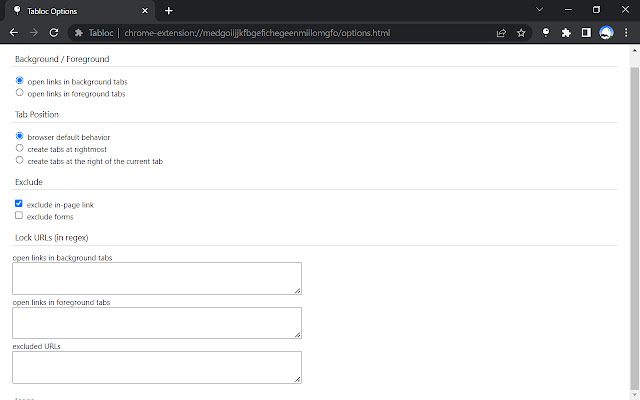 Tabloc from Chrome web store to be run with OffiDocs Chromium online Tabloc from Chrome web store to be run with OffiDocs Chromium online