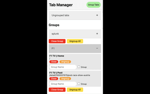 Tab Manager for Chrome from Chrome web store to be run with OffiDocs Chromium online Tab Manager for Chrome from Chrome web store to be run with OffiDocs Chromium online