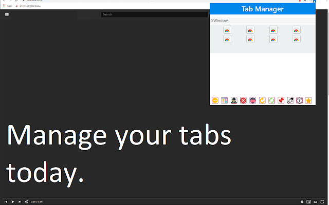 Tab Manager for Google Chrome™ from Chrome web store to be run with OffiDocs Chromium online Tab Manager for Google Chrome™ from Chrome web store to be run with OffiDocs Chromium online
