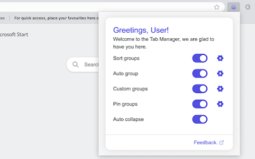 Tab Manager sort, group and more from Chrome web store to be run with OffiDocs Chromium online Tab Manager sort, group and more from Chrome web store to be run with OffiDocs Chromium online