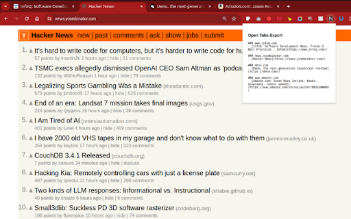 Tabs2Markdown from Chrome web store to be run with OffiDocs Chromium online Tabs2Markdown from Chrome web store to be run with OffiDocs Chromium online
